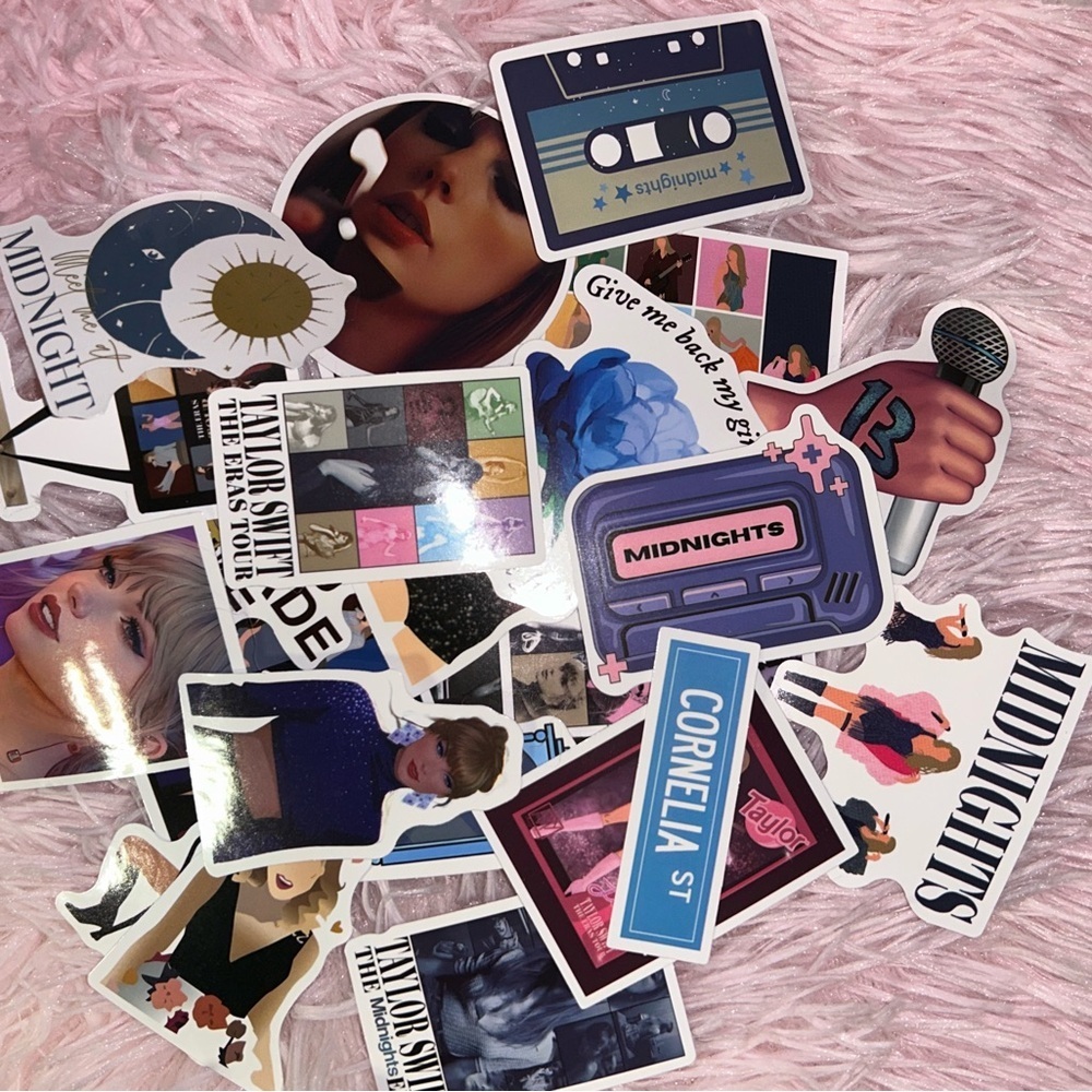 Colorful Music and Pop Culture Stickers